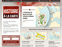 Tablet Screenshot of histoirealacarte.com